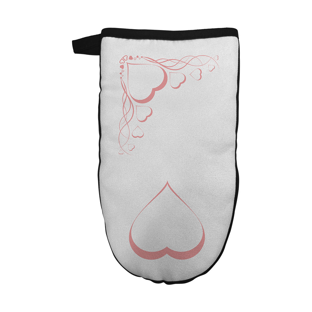 Oven Mitt Delicate Heart