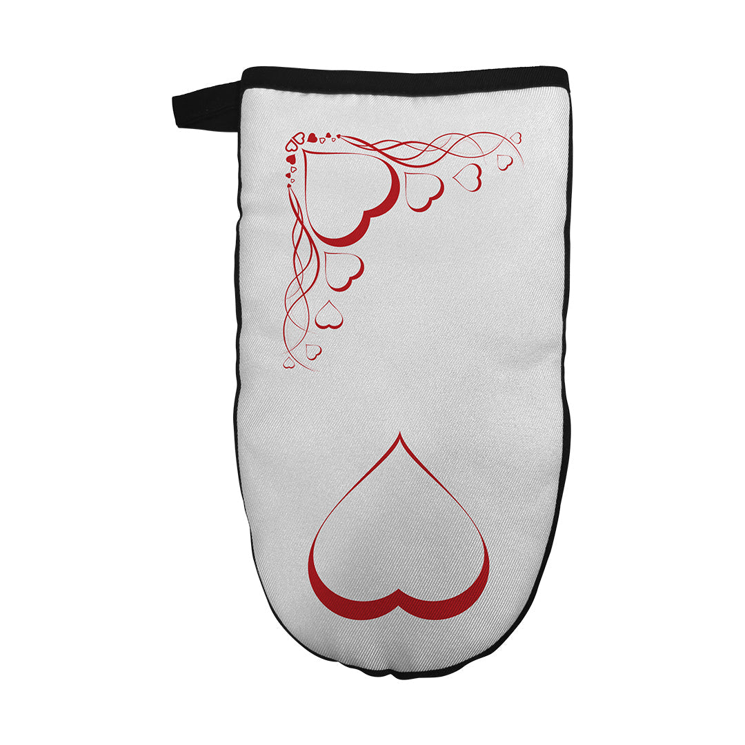 Oven Mitt Delicate Heart