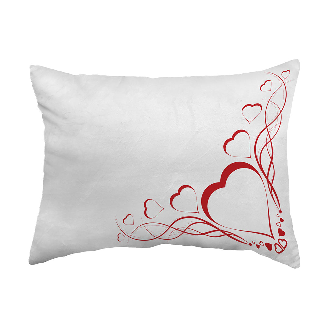 Zippered Pillow Shell Delicate Heart