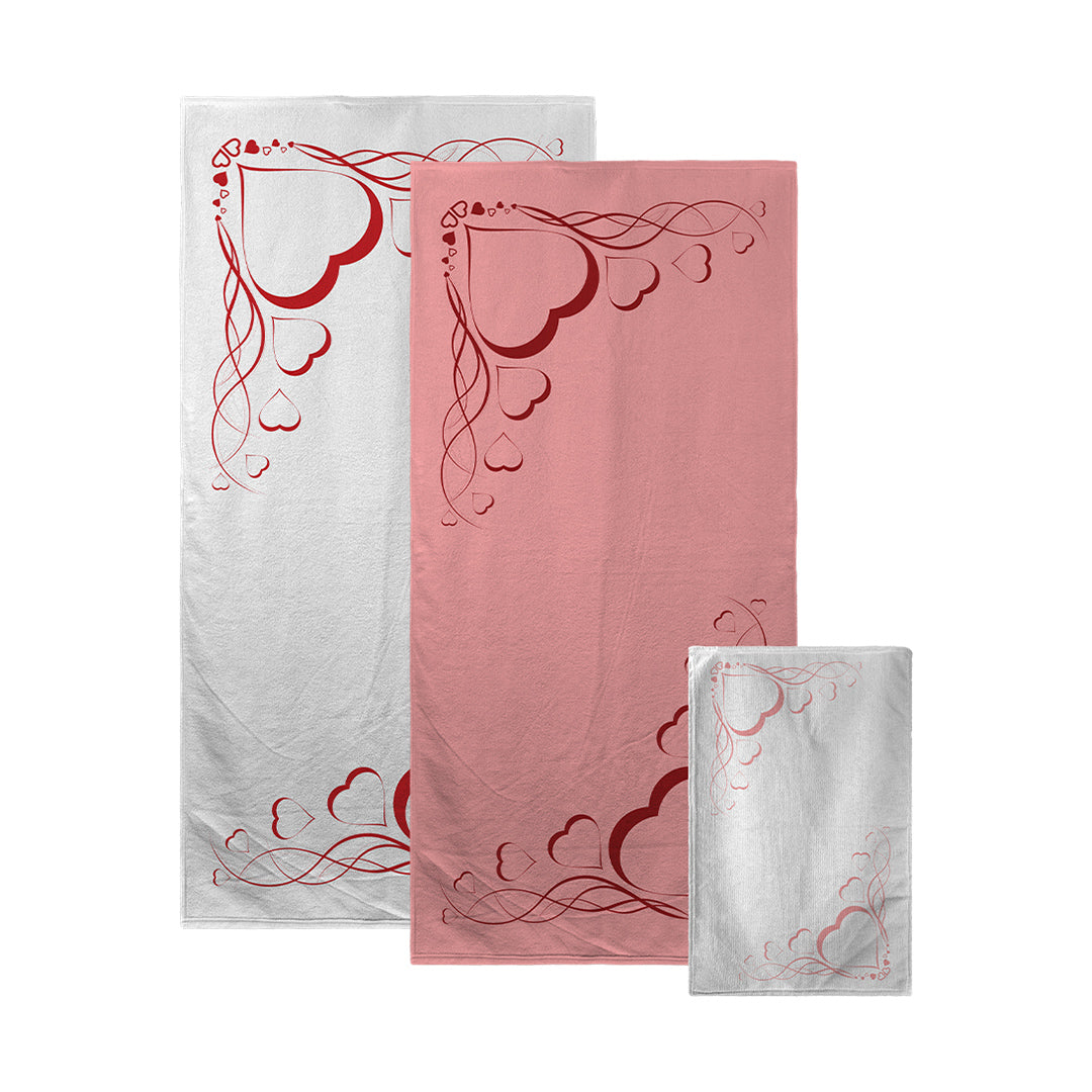 Towels Delicate Heart