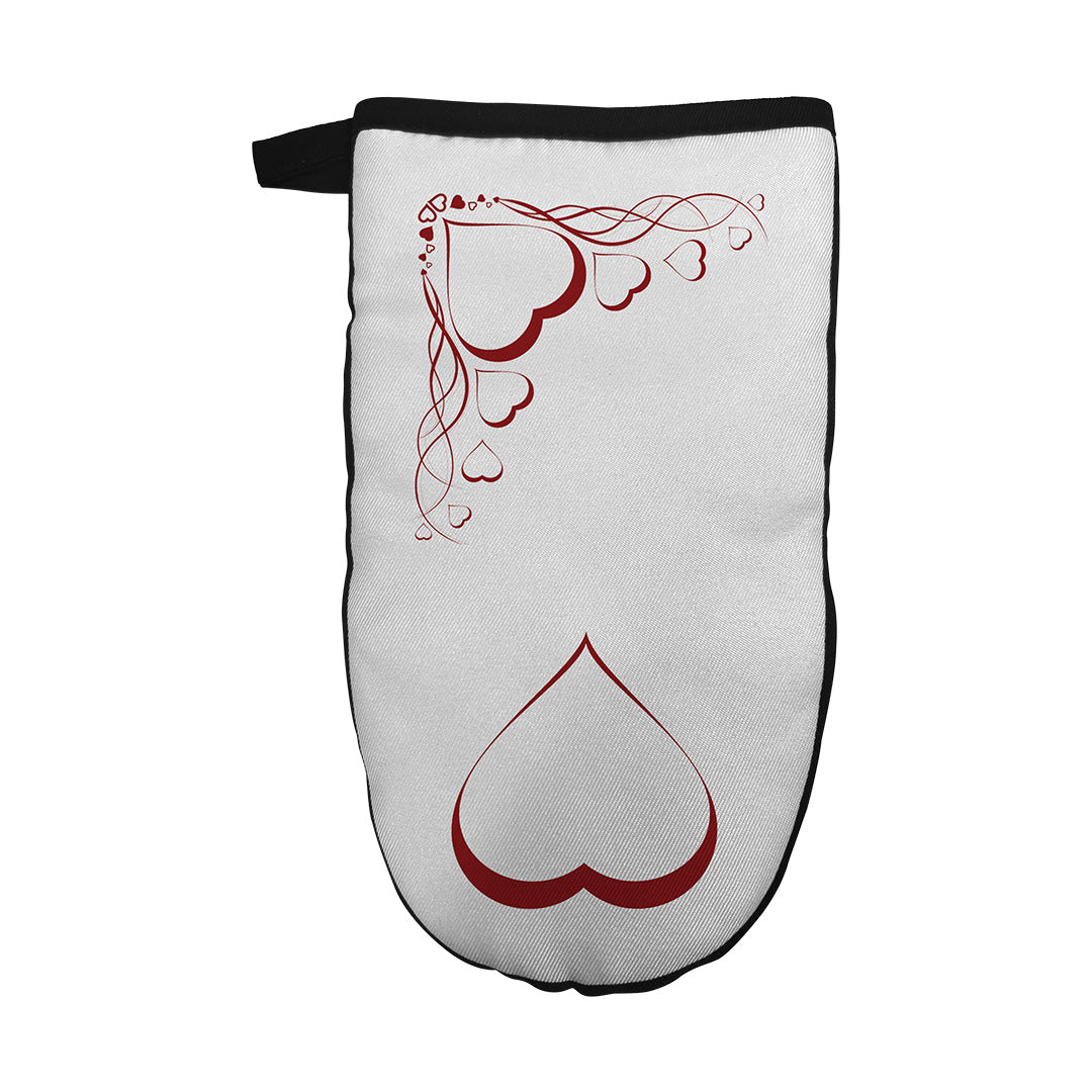 Oven Mitt Delicate Heart