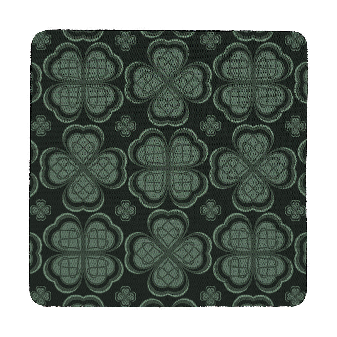 Coaster Four Leaf Clover Pattern
