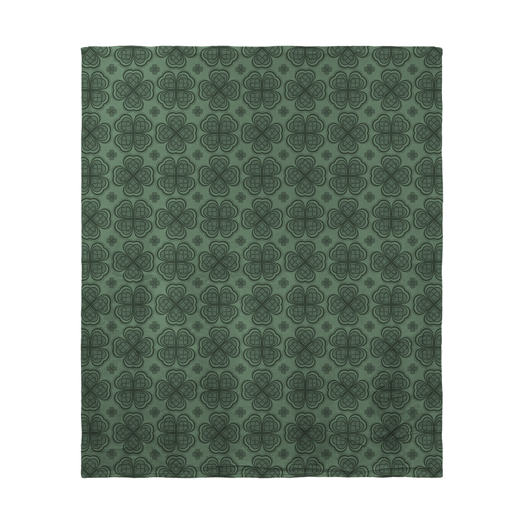 Blankets Four Leaf Clover Pattern