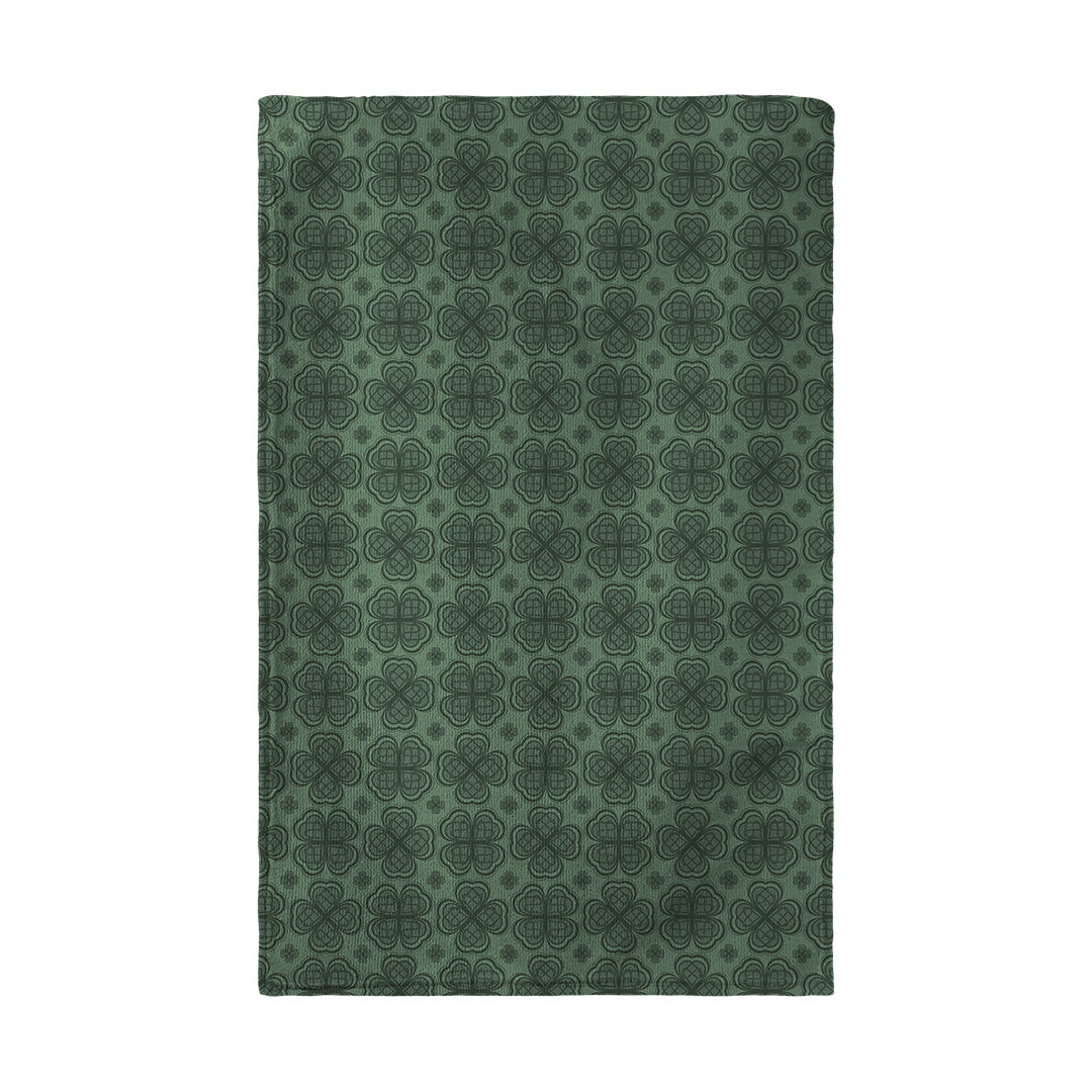 Towels Four Leaf Clover Pattern