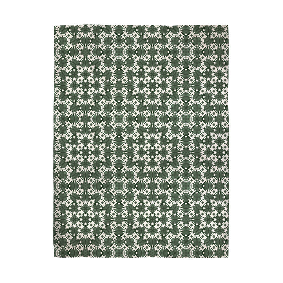 Blankets Four Leaf Clover Pattern