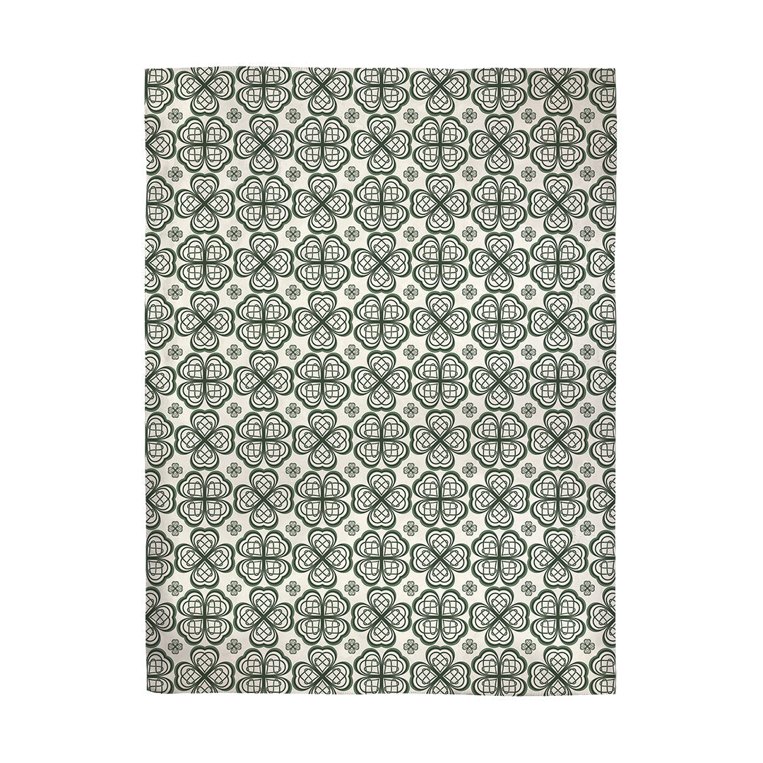 Blankets Four Leaf Clover Pattern