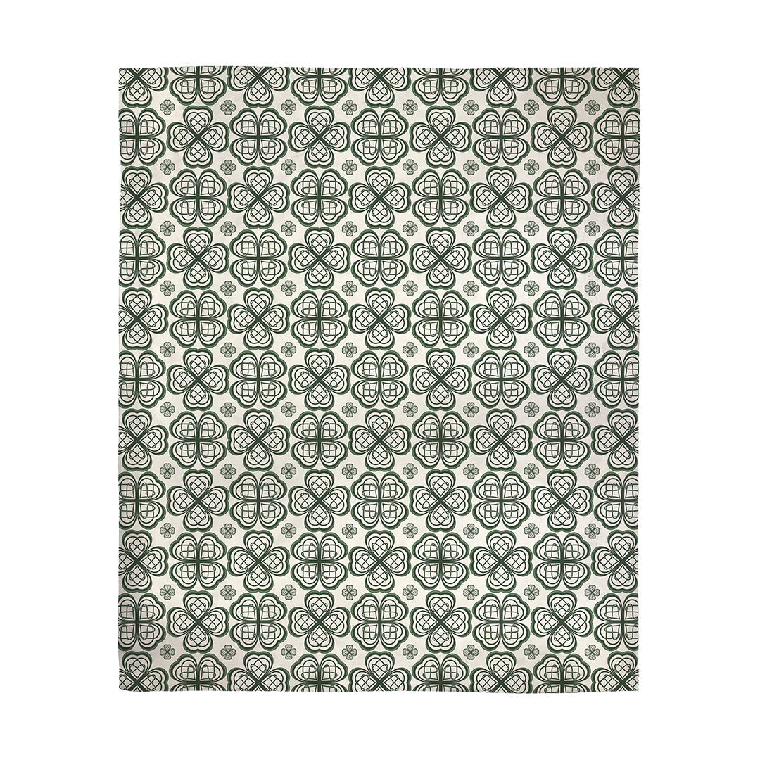 Blankets Four Leaf Clover Pattern