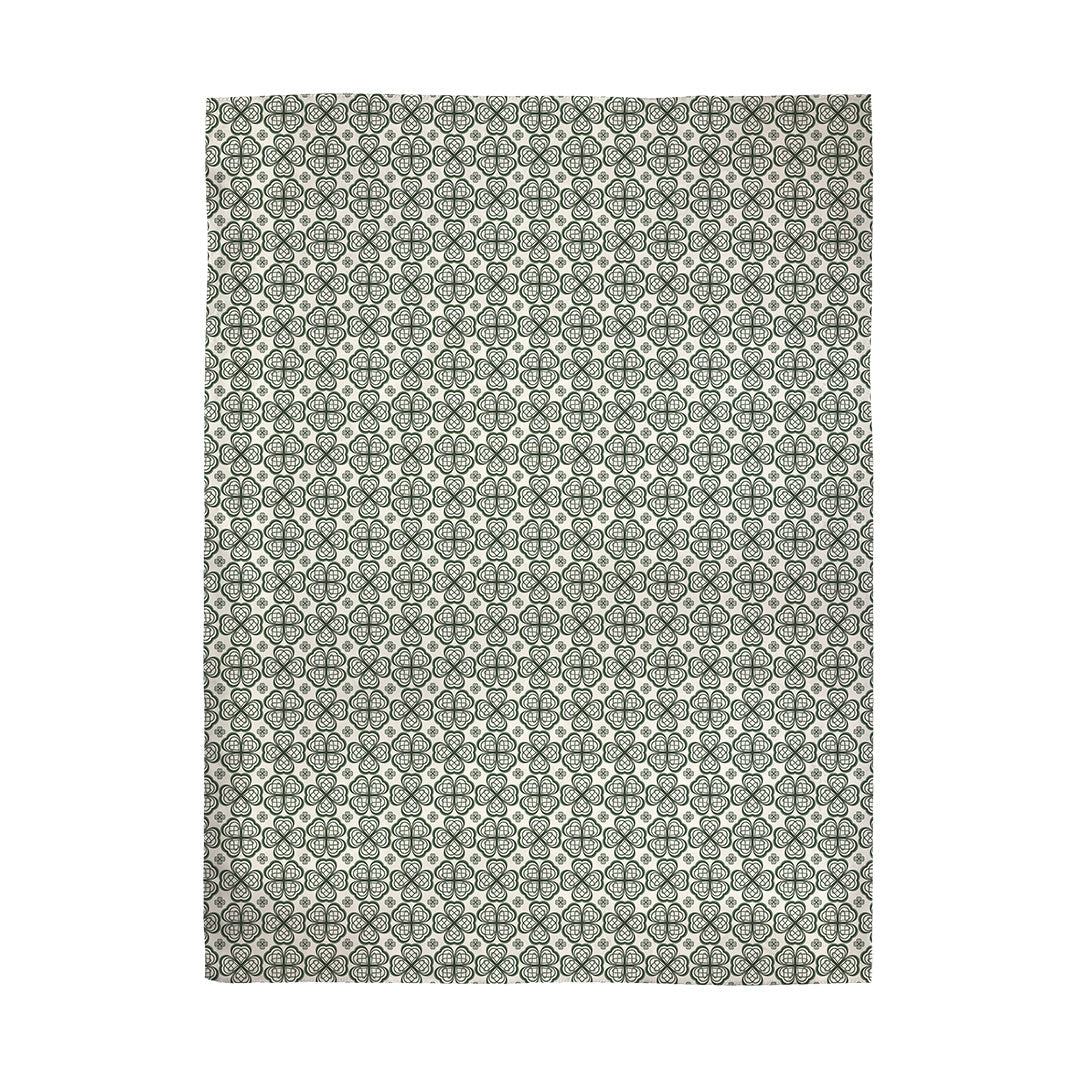 Blankets Four Leaf Clover Pattern
