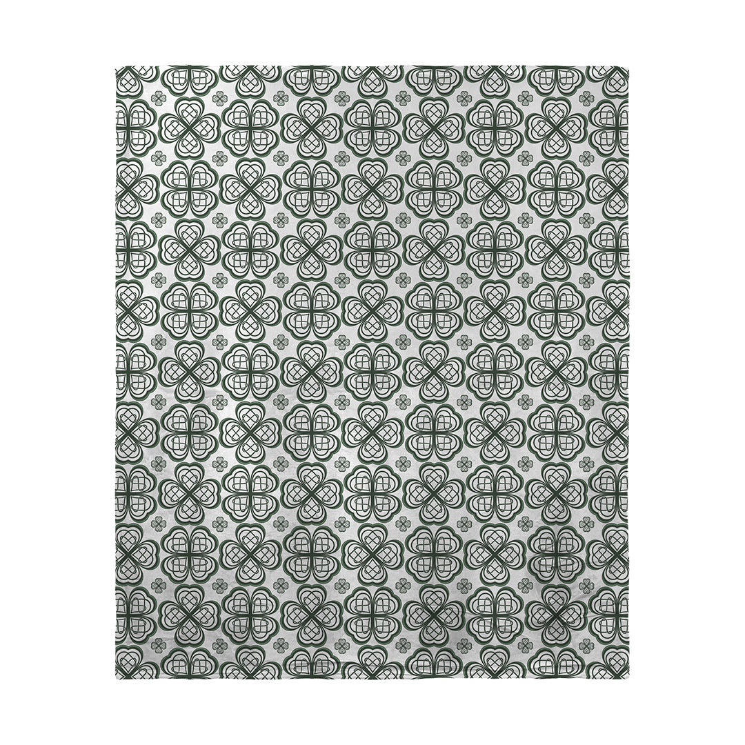 Blankets Four Leaf Clover Pattern