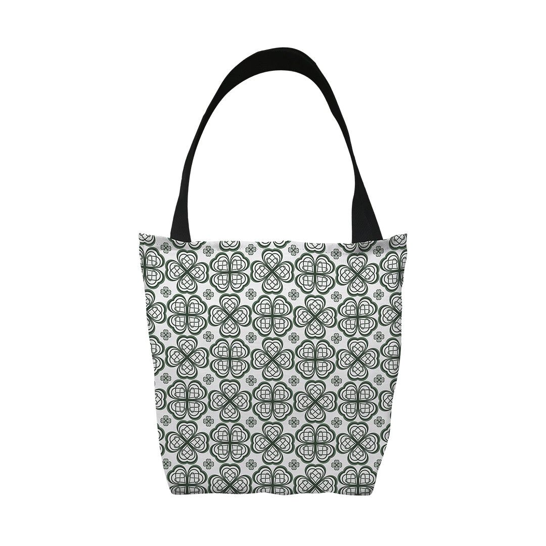 Tote Bags Four Leaf Clover Pattern