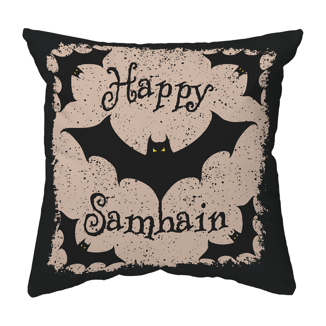 Zippered Pillow Happy Samhain Bats