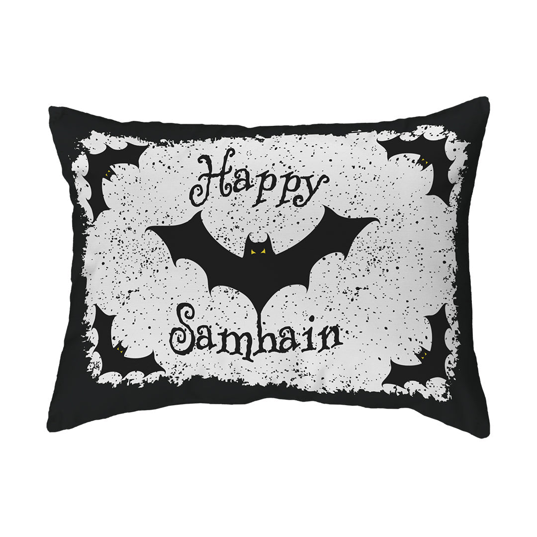 Zippered Pillow Happy Samhain Bats