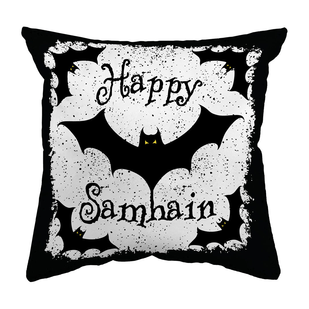 Zippered Pillow Happy Samhain Bats