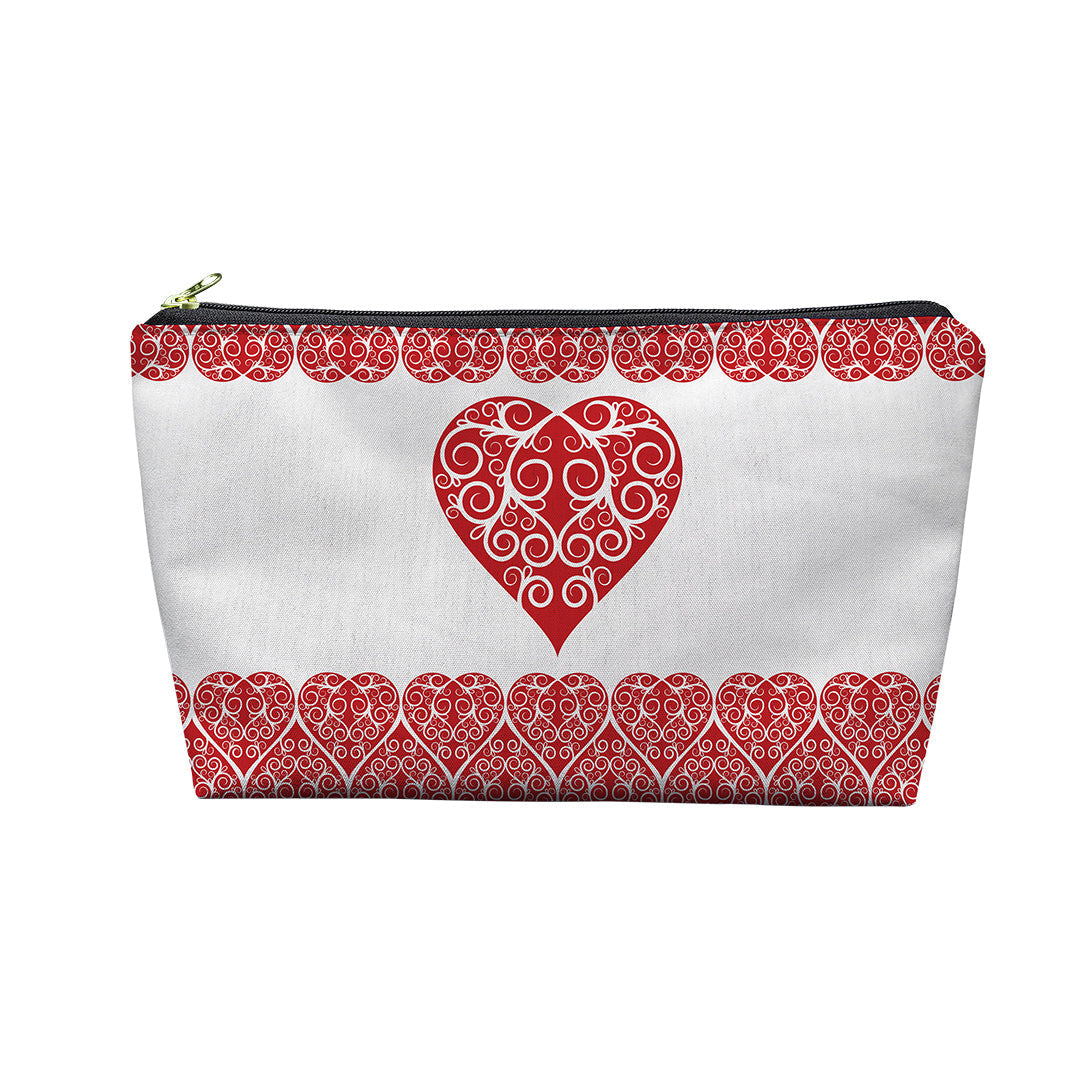 Pouches Intricate Heart Ribbon