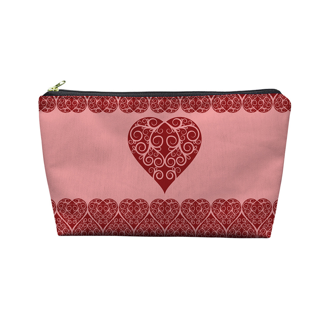 Pouches Intricate Heart Ribbon