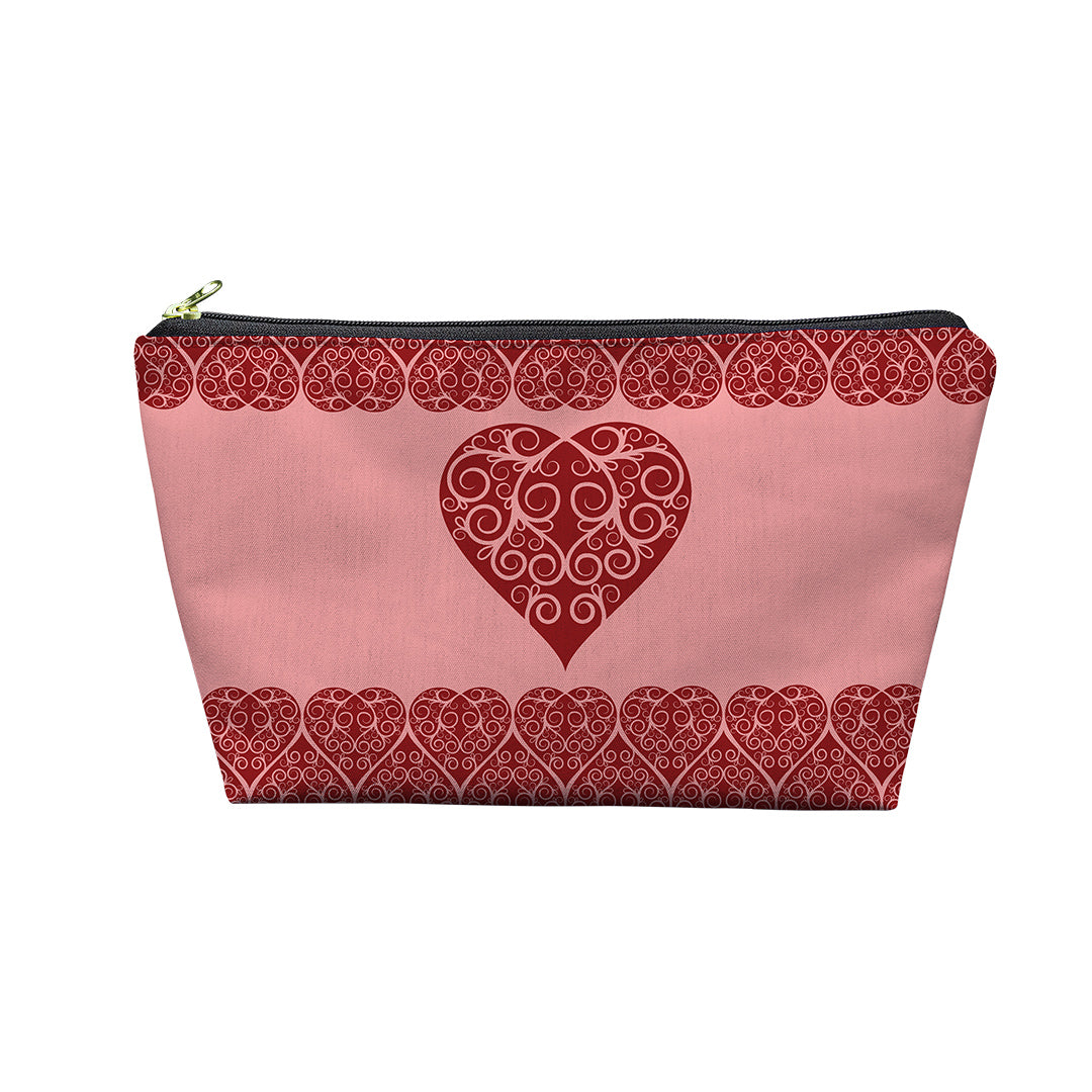 Pouches Intricate Heart Ribbon