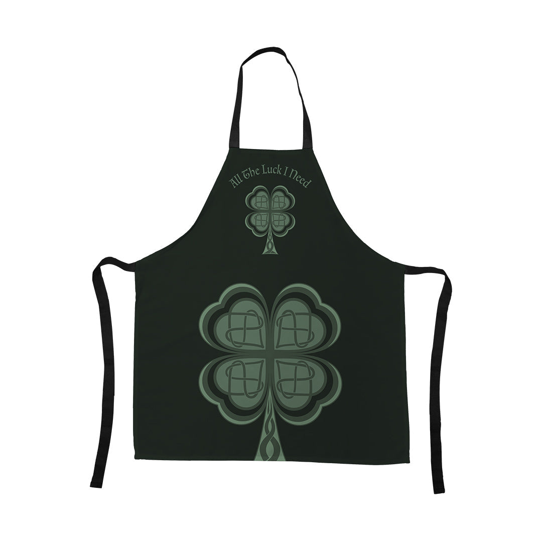 Apron Lucky Four Leaf Clover