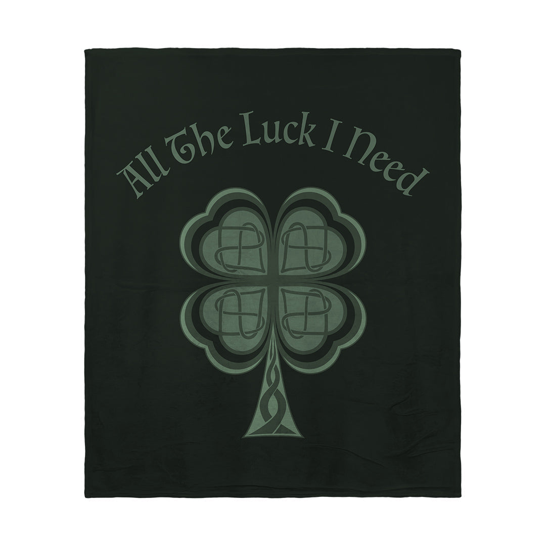 Blankets Lucky Four Leaf Clover