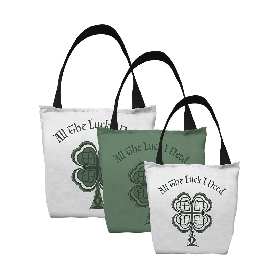 Tote Bags Lucky Four Leaf Clover