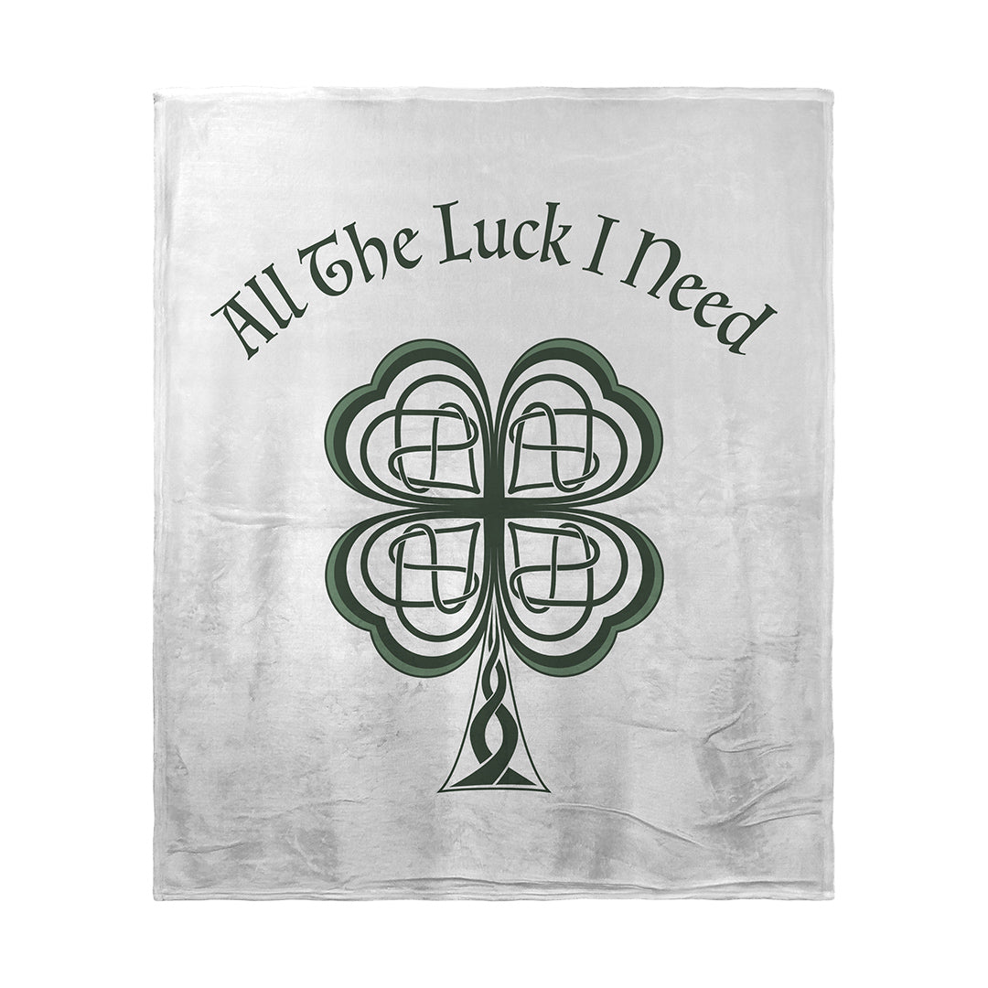 Blankets Lucky Four Leaf Clover