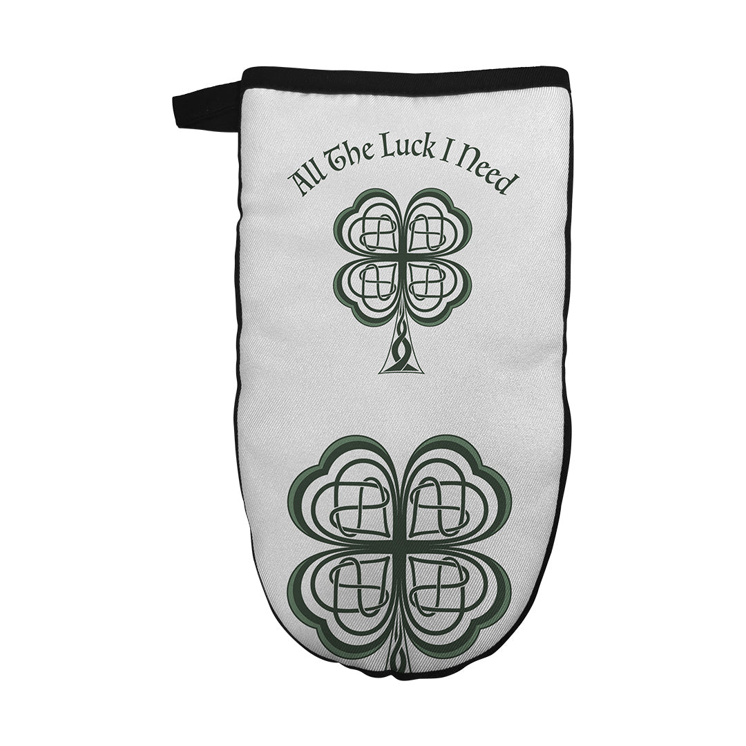 Oven Mitt Lucky Four Leaf Clover