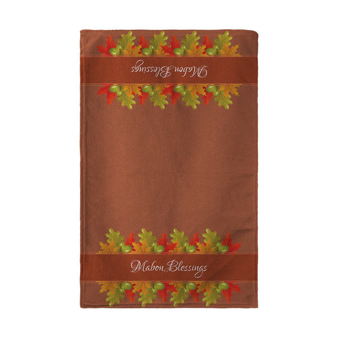 Towels Mabon Blessings Leaves