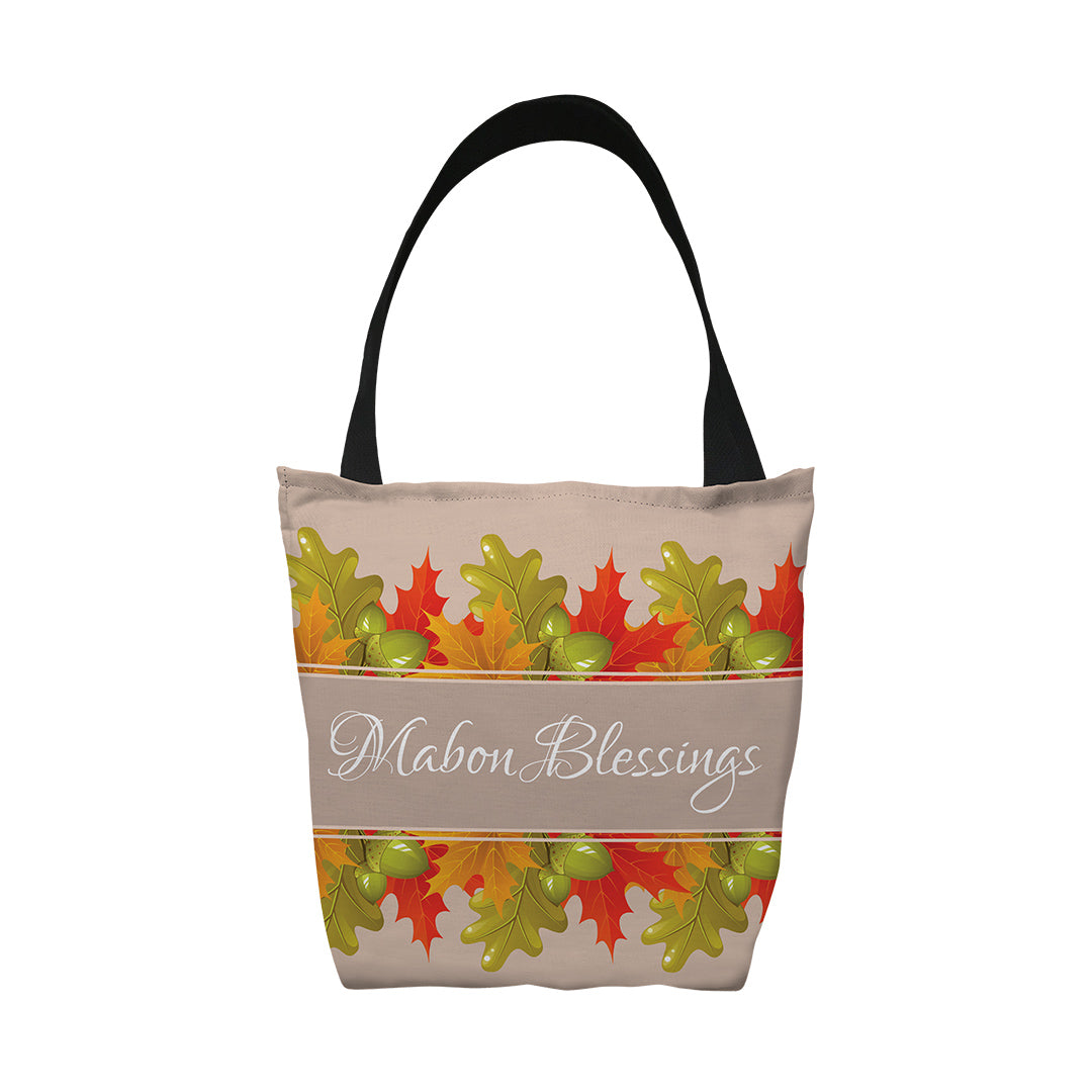 Tote Bags Mabon Blessings Leaves