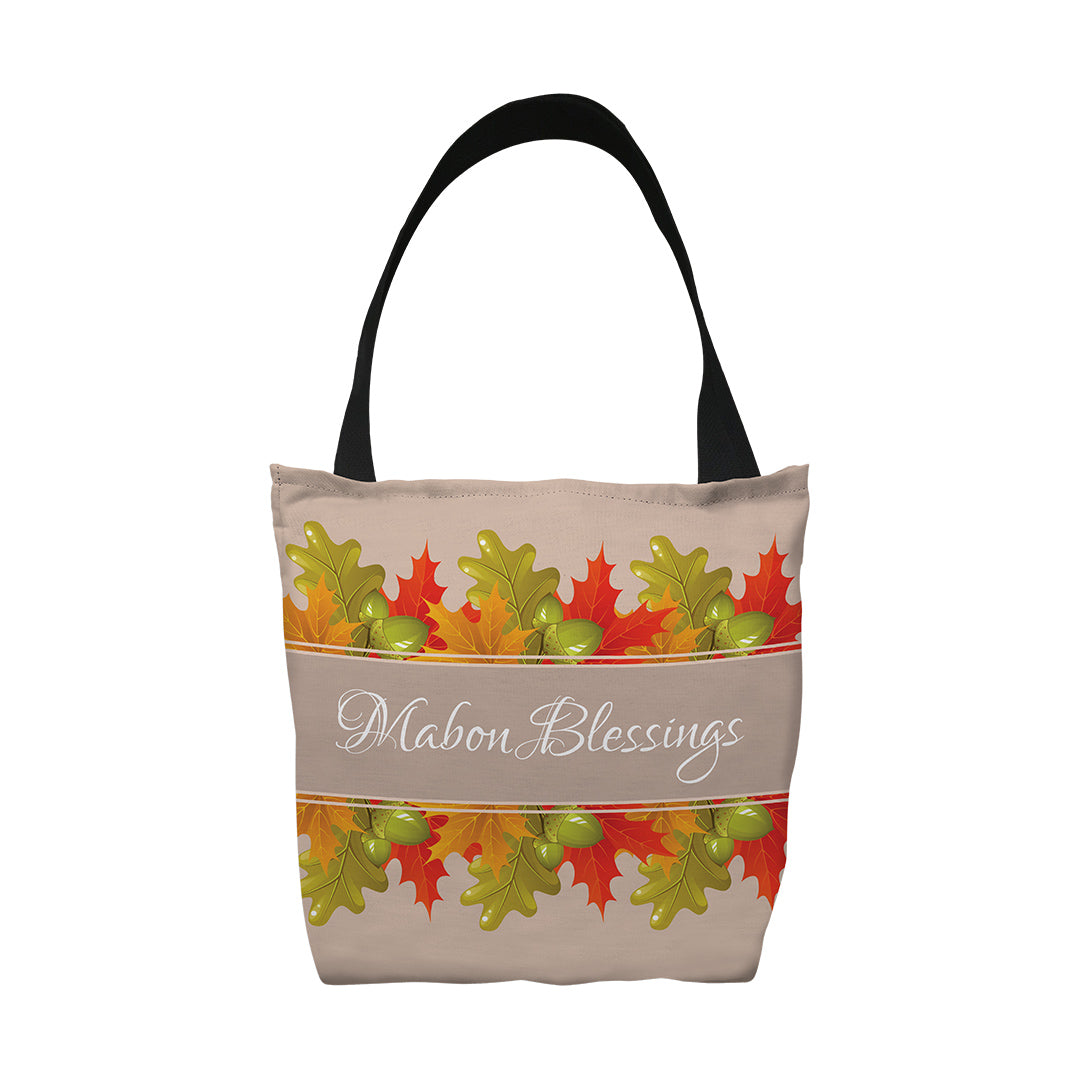 Tote Bags Mabon Blessings Leaves