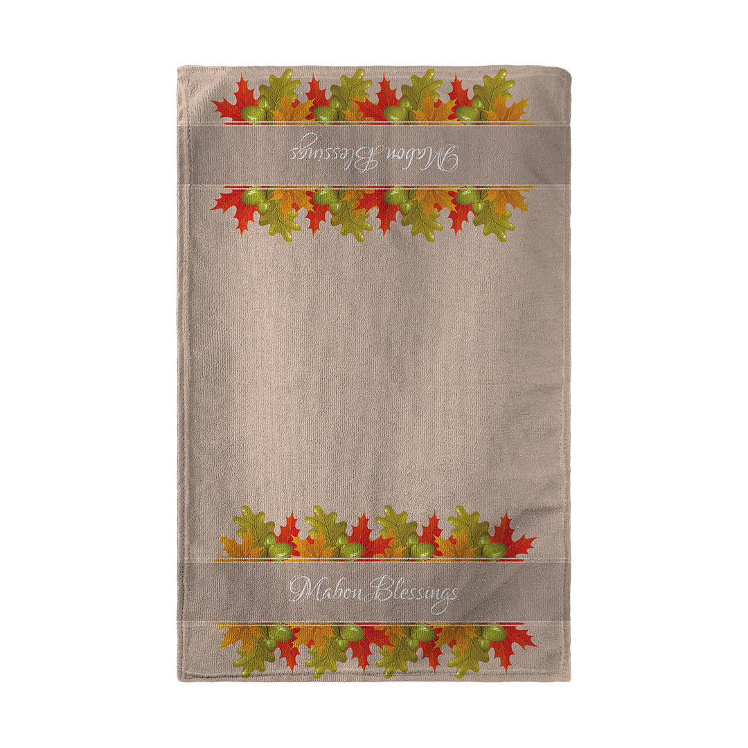 Towels Mabon Blessings Leaves