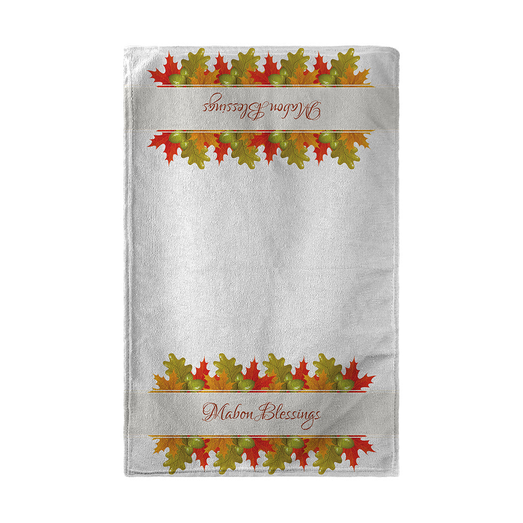 Towels Mabon Blessings Leaves