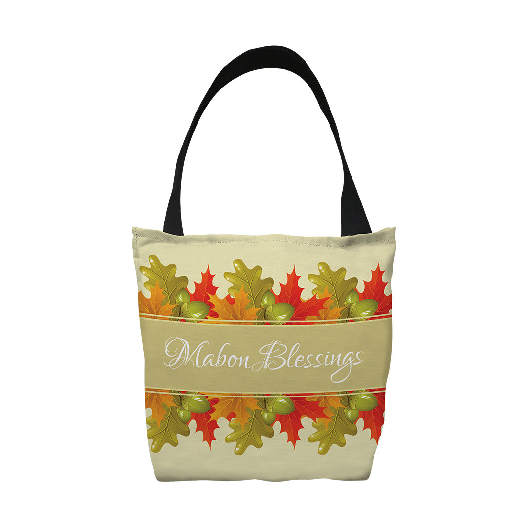 Tote Bags Mabon Blessings Leaves