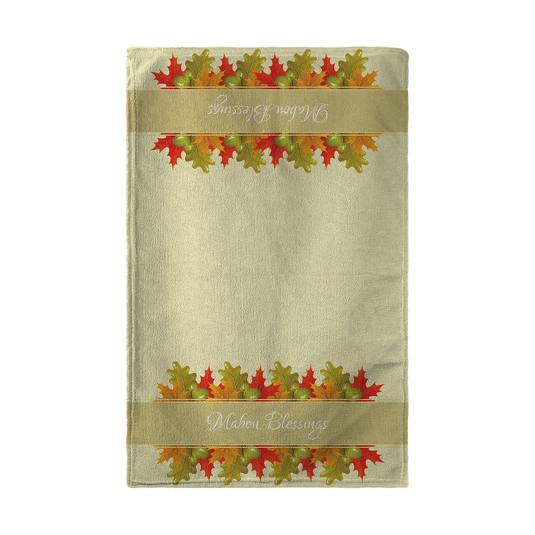 Towels Mabon Blessings Leaves
