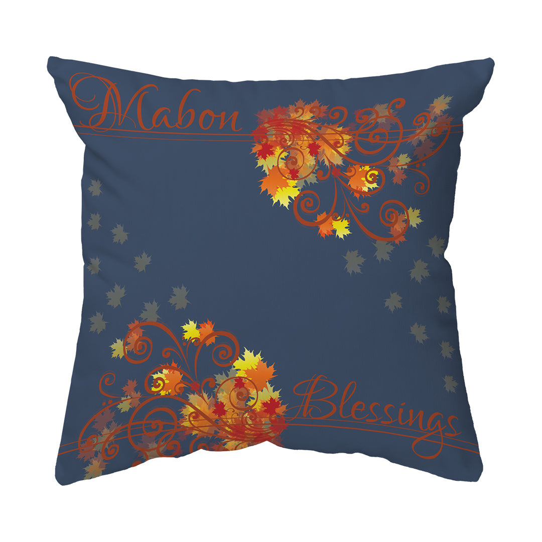 Zippered Pillow Shell Mabon Blessings Swirls