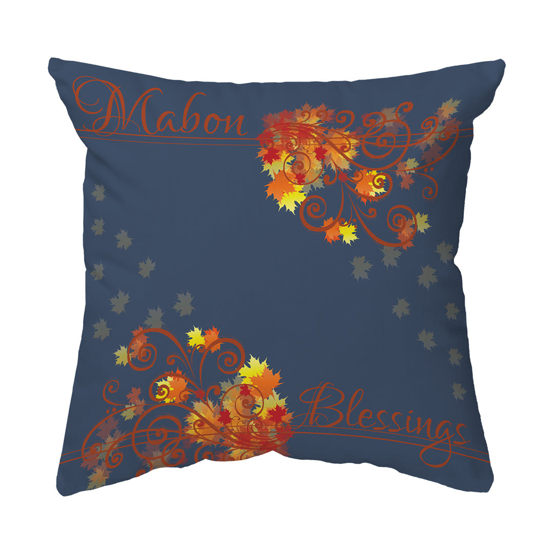 Zippered Pillow Shell Mabon Blessings Swirls