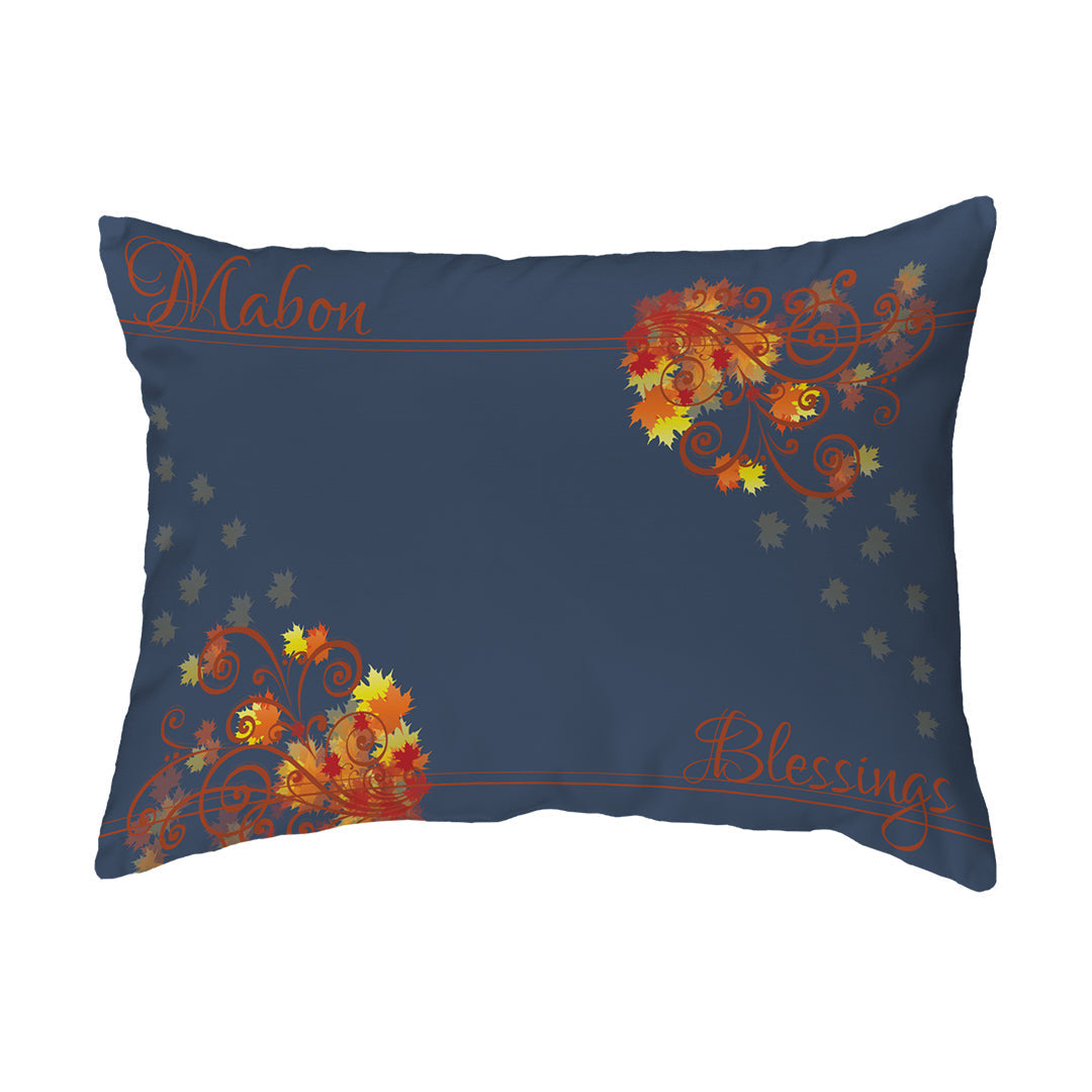 Zippered Pillow Shell Mabon Blessings Swirls