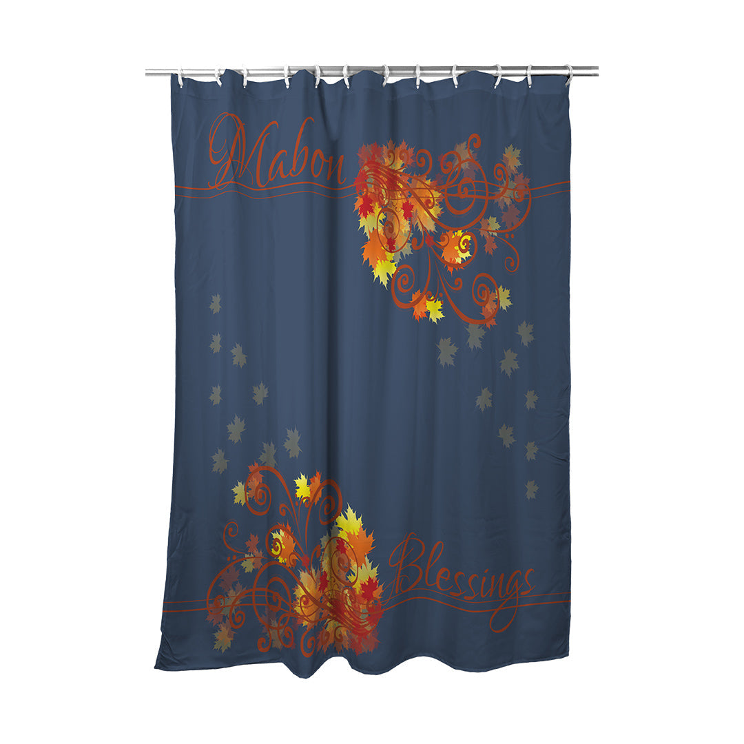 Shower Curtain Mabon Blessings Swirls
