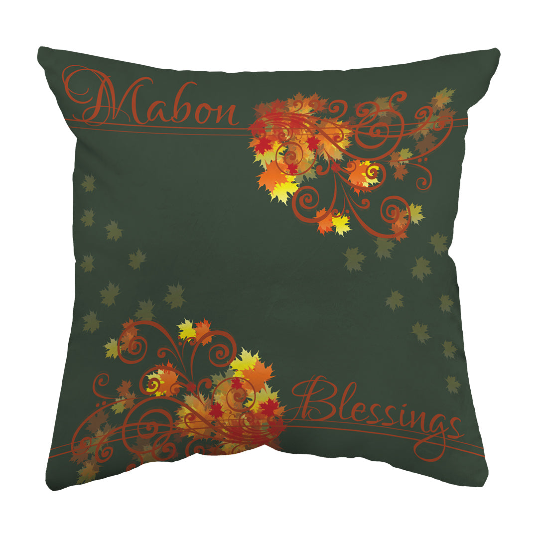 Zippered Pillow Shell Mabon Blessings Swirls