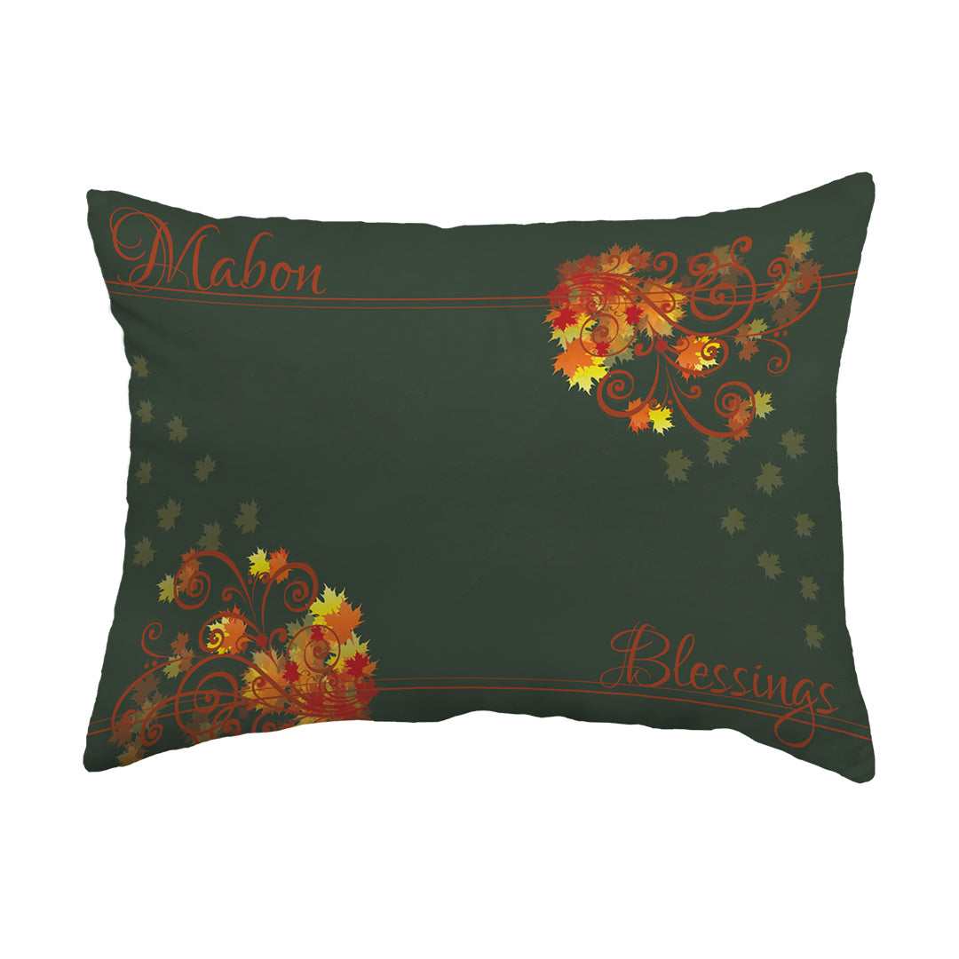 Zippered Pillow Shell Mabon Blessings Swirls