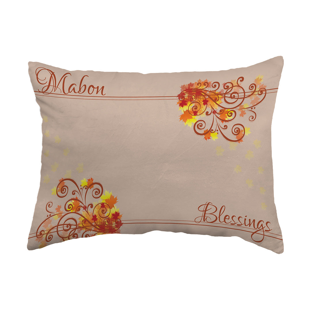 Zippered Pillow Shell Mabon Blessings Swirls