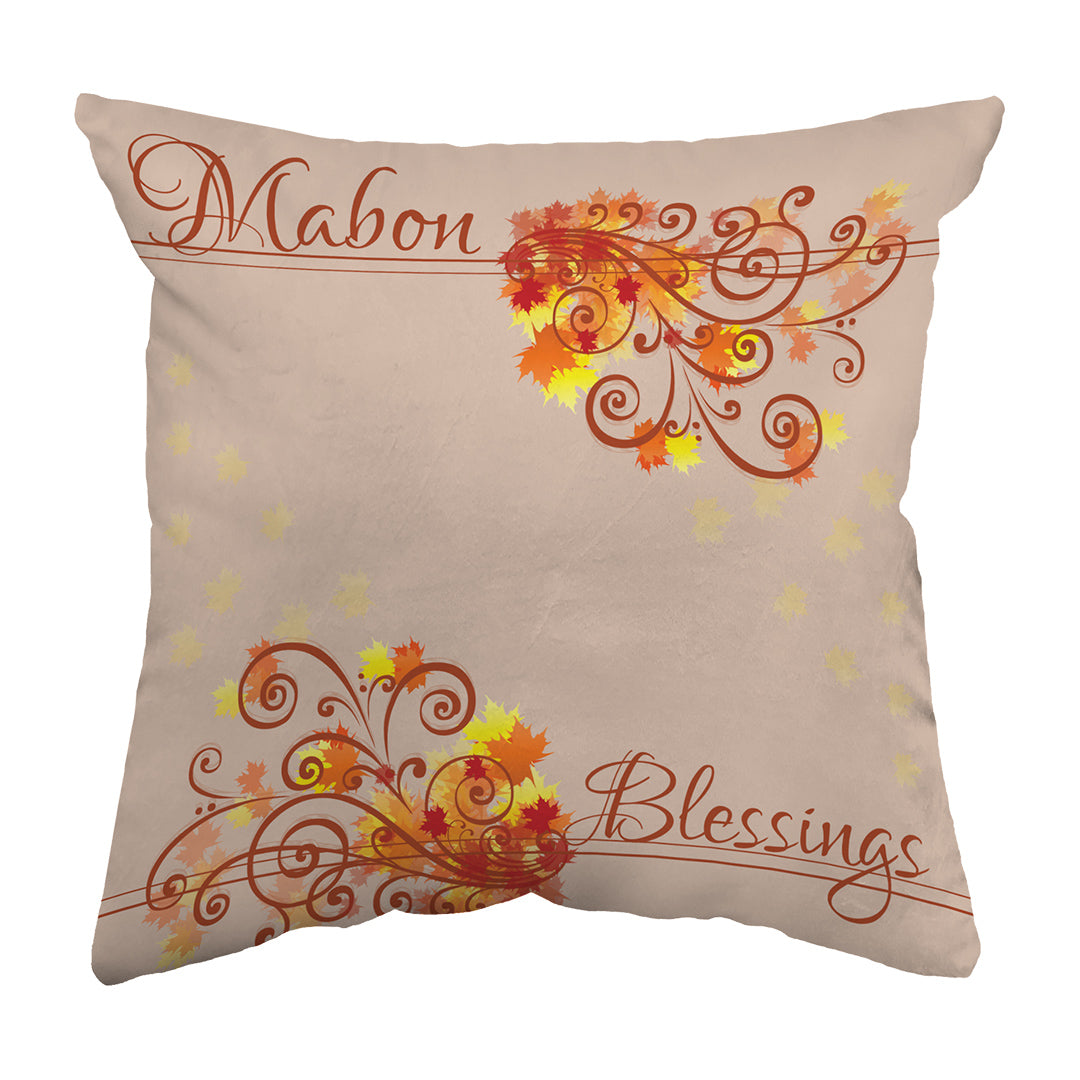 Zippered Pillow Shell Mabon Blessings Swirls