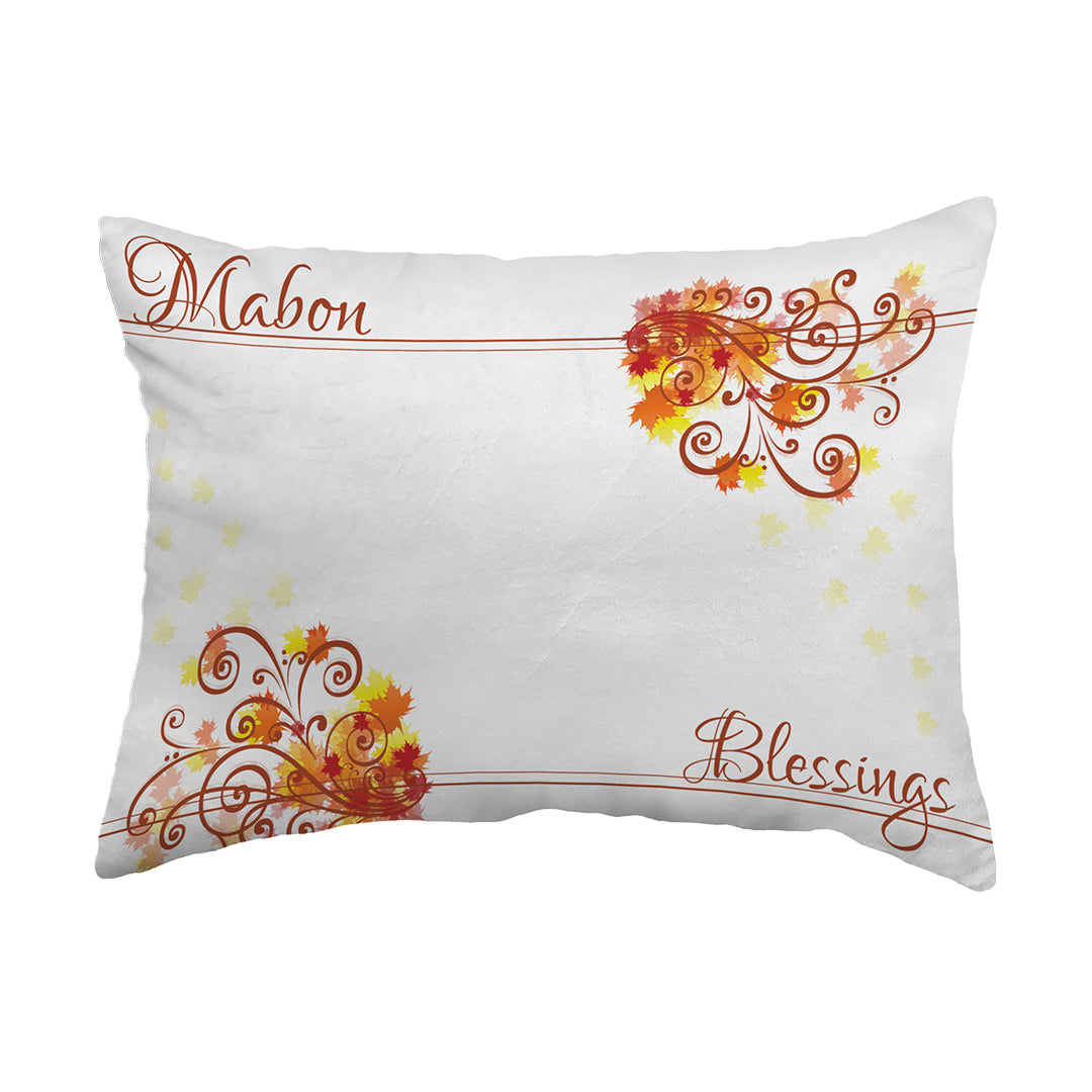 Zippered Pillow Shell Mabon Blessings Swirls