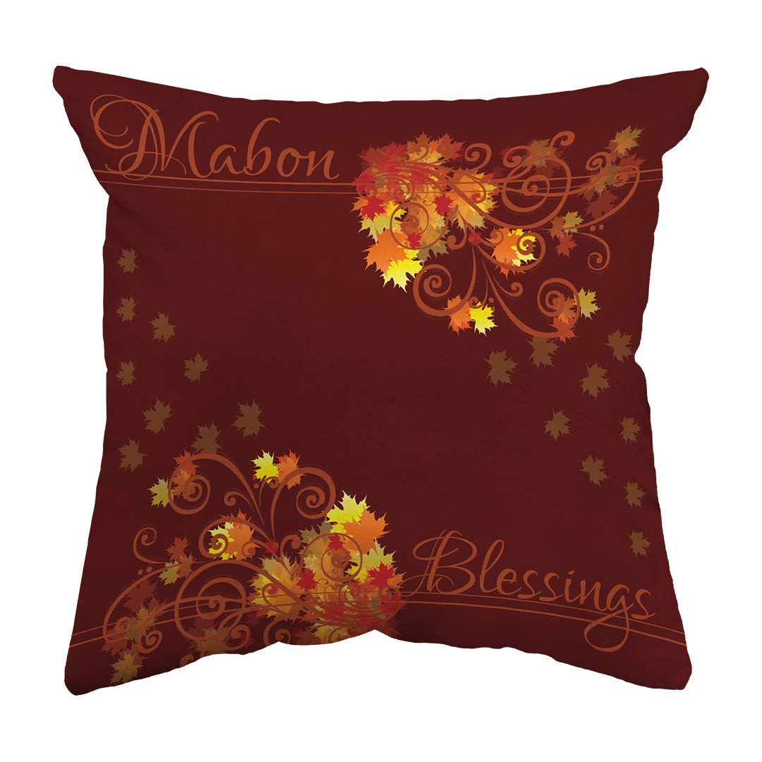 Zippered Pillow Shell Mabon Blessings Swirls
