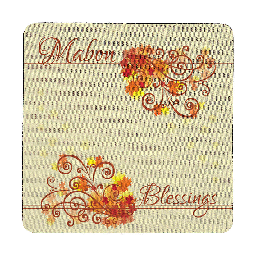 Coaster Mabon Blessings Swirls