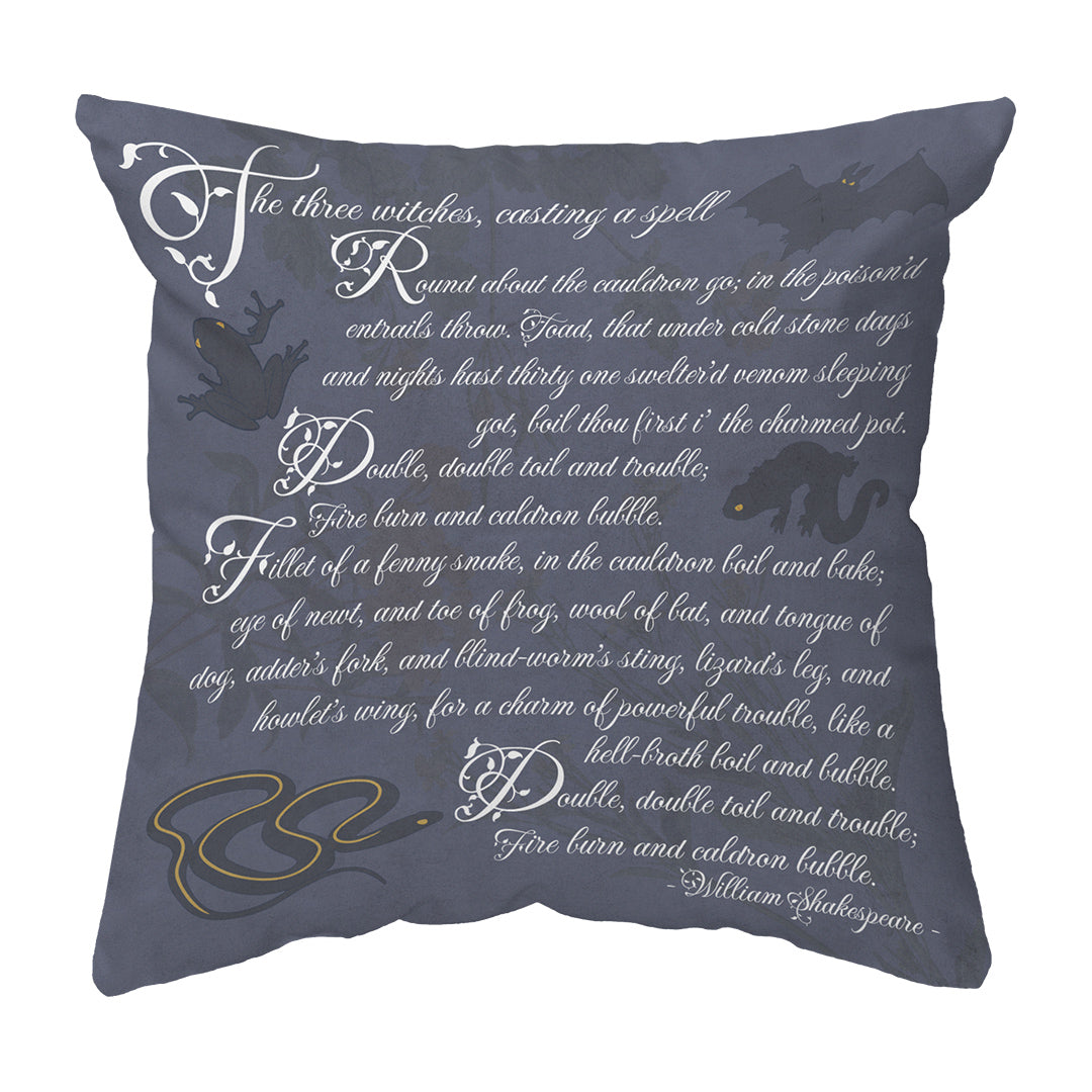 Zippered Pillow Macbeth Spell