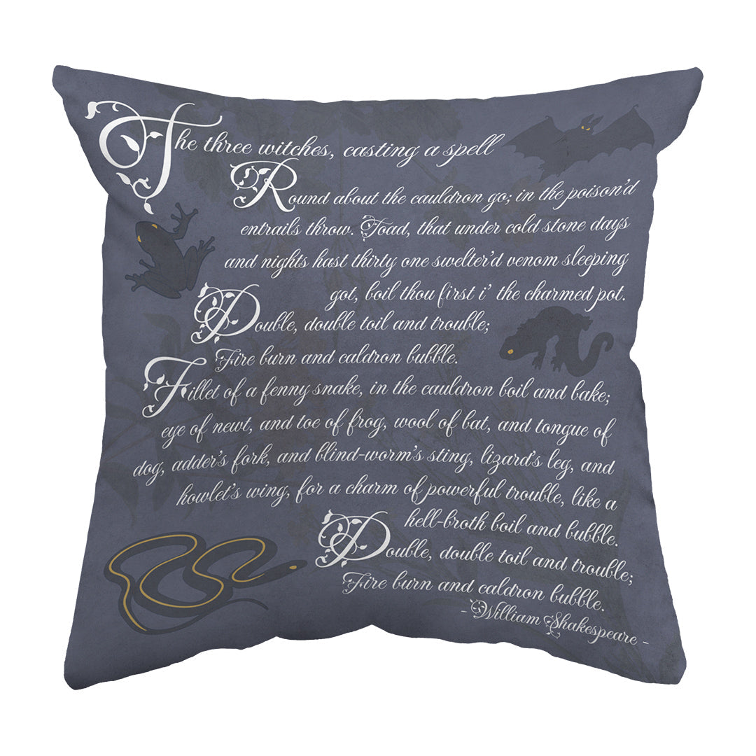 Zippered Pillow Macbeth Spell