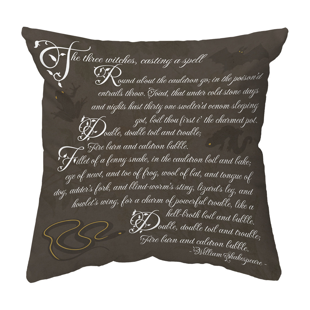 Zippered Pillow Macbeth Spell