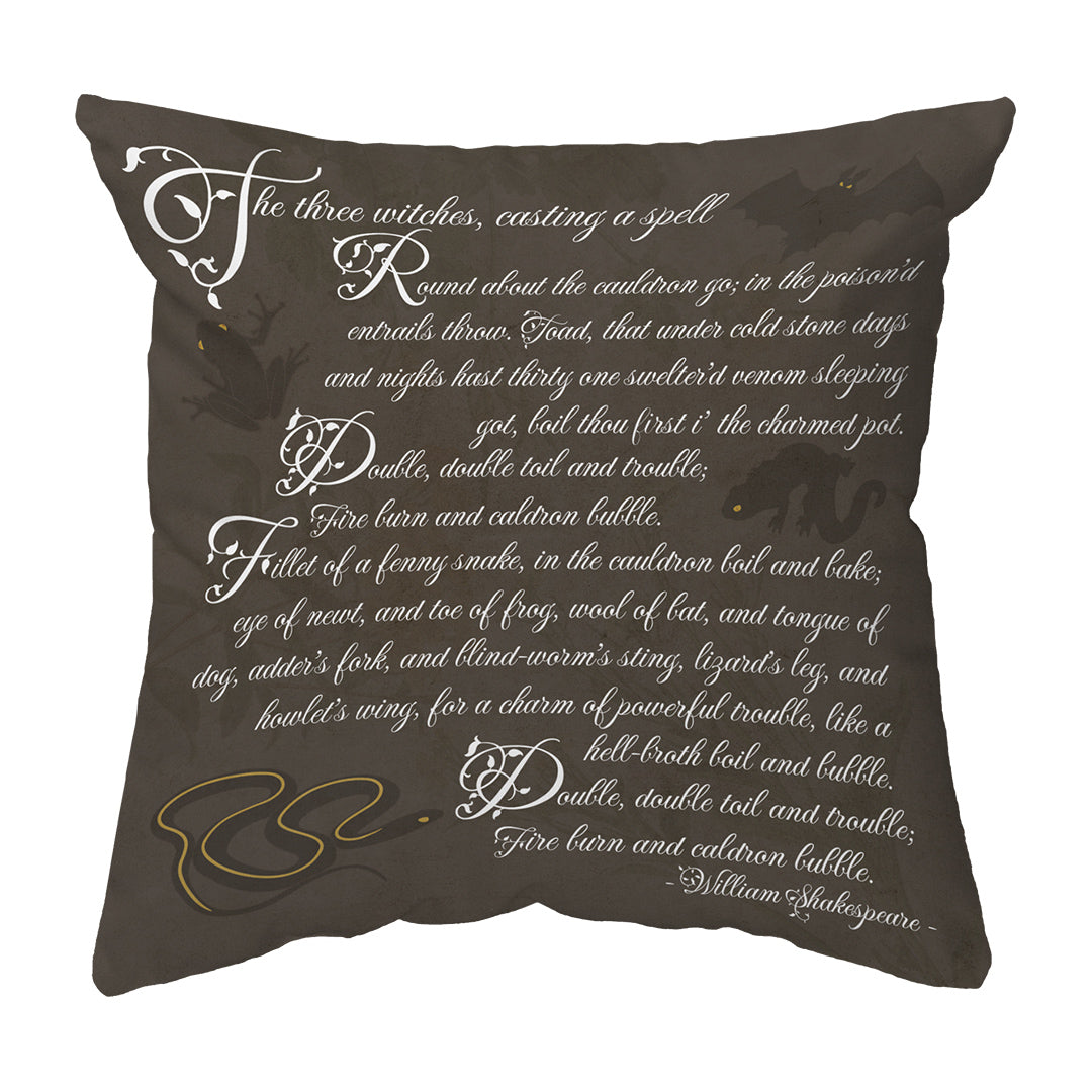Zippered Pillow Macbeth Spell