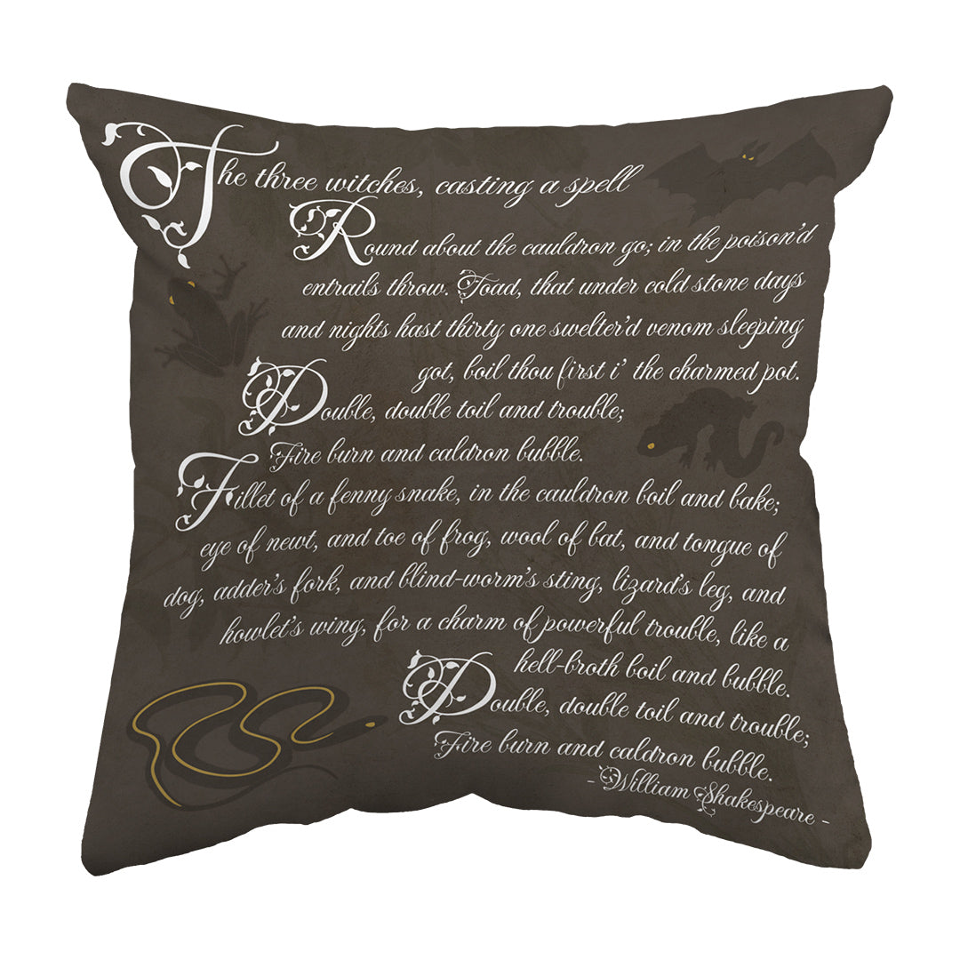 Zippered Pillow Macbeth Spell