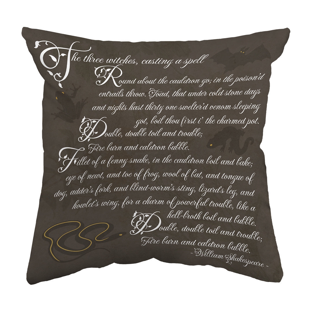 Zippered Pillow Macbeth Spell