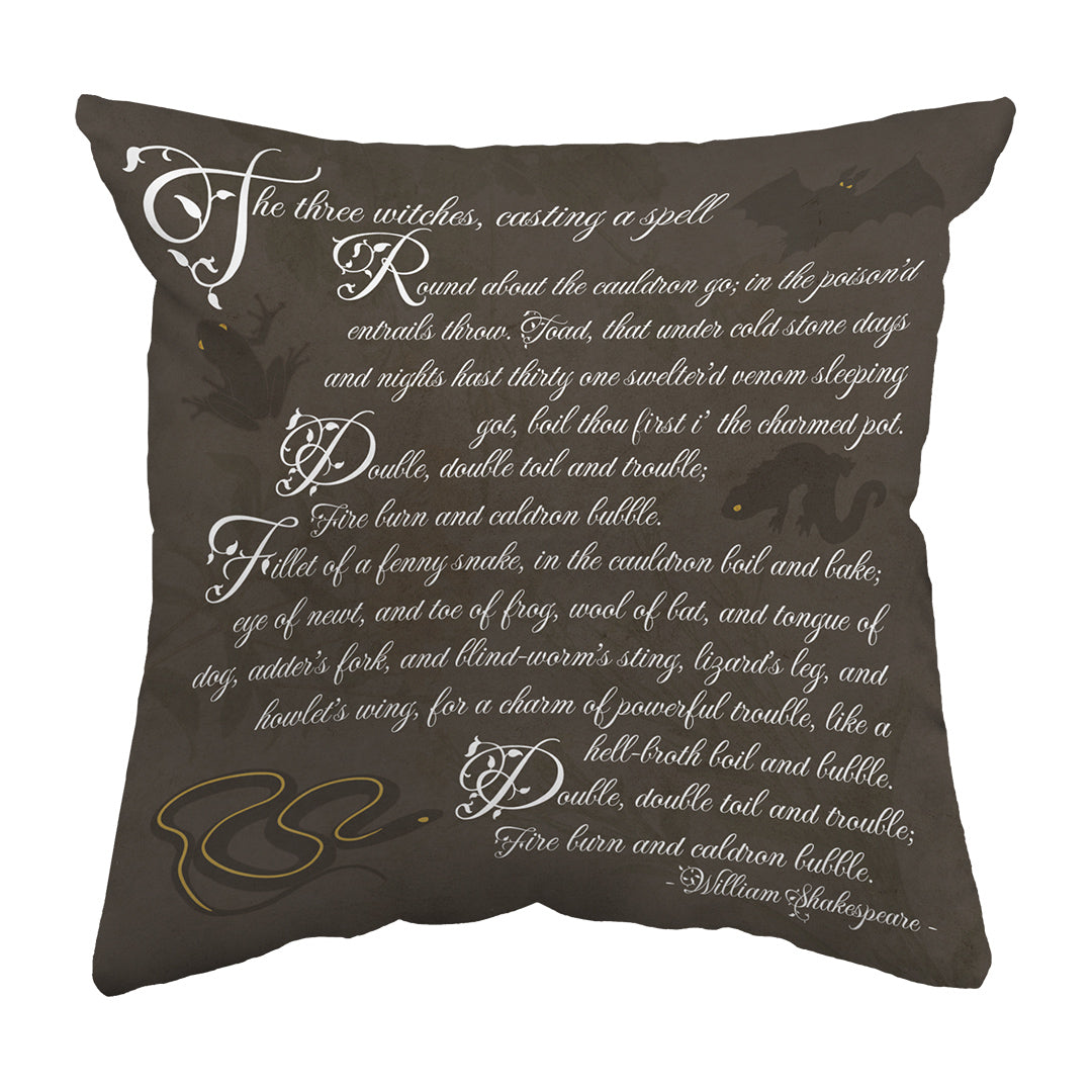 Zippered Pillow Macbeth Spell